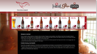 This site has been developed for an importer of fine Czech beers selling to the licensed trade. This is a business to business website with a clear display of products. Czech Beer