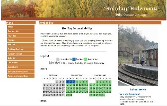 Holiday cottage web site offering self-catering accommodation in a beautiful part of the country. Holiday Hideaway