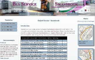 Swanbrook Bus Ltd uses this web site to publicise its bus timetables and bus services operating in Gloucestershire. It includes its popular and well-known Gloucester to Oxford service. Swanbrook Bus Ltd