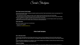 A simple shop complete with shopping cart for selling an attractive niche product online. A very economical means to get selling. Swish Stockpins